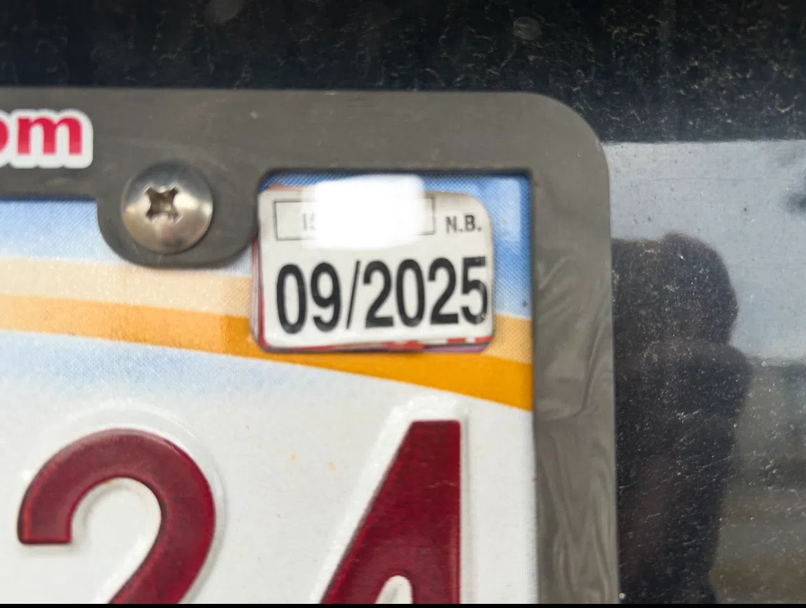 N.B. government planning elimination of vehicle registration stickers