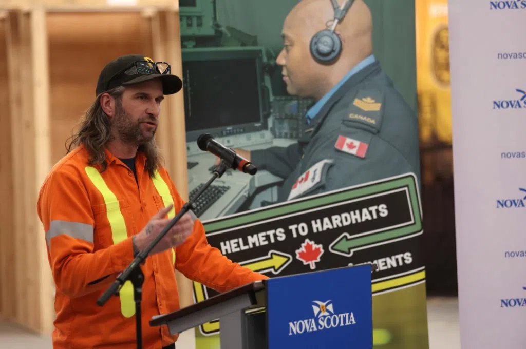 Dave Thimot, a Royal Canadian Navy veteran and Red Seal electrician (Province of Nova Scotia)