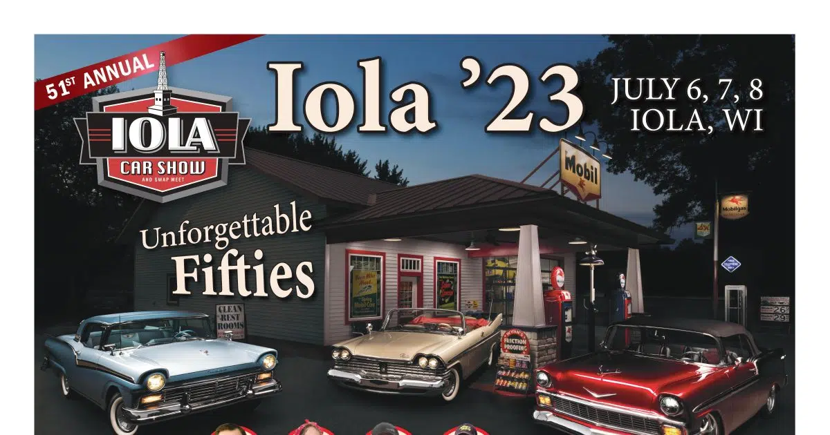 B104.9 The Official Country Radio Station of the Iola Car Show 2023