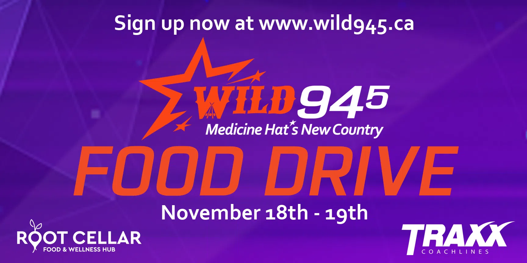 Feature: https://wild945.ca/wild-food-drive/