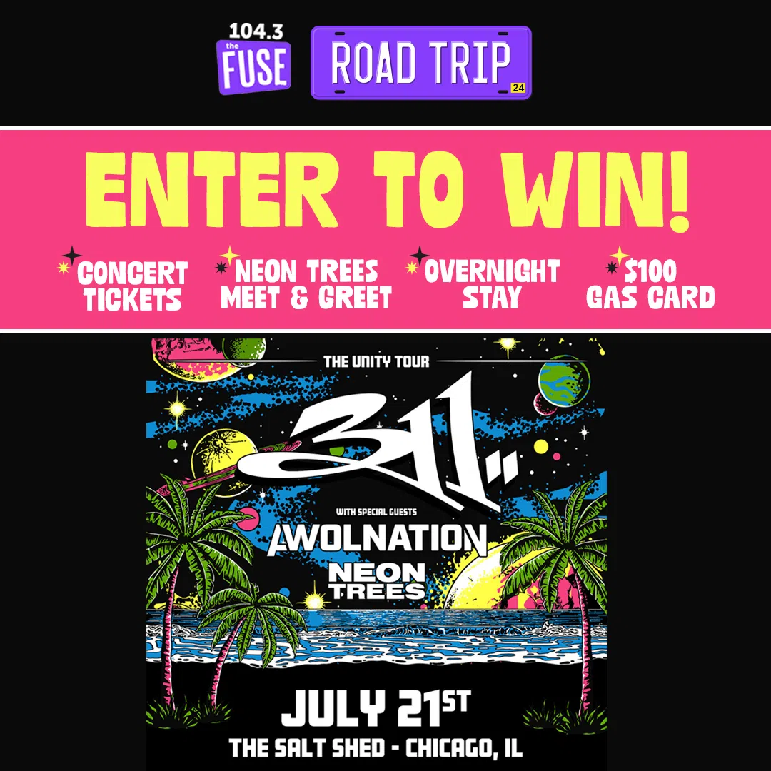 Feature: https://www.1043thefuse.com/contest-311-unity-tour-at-the-salt-shed/