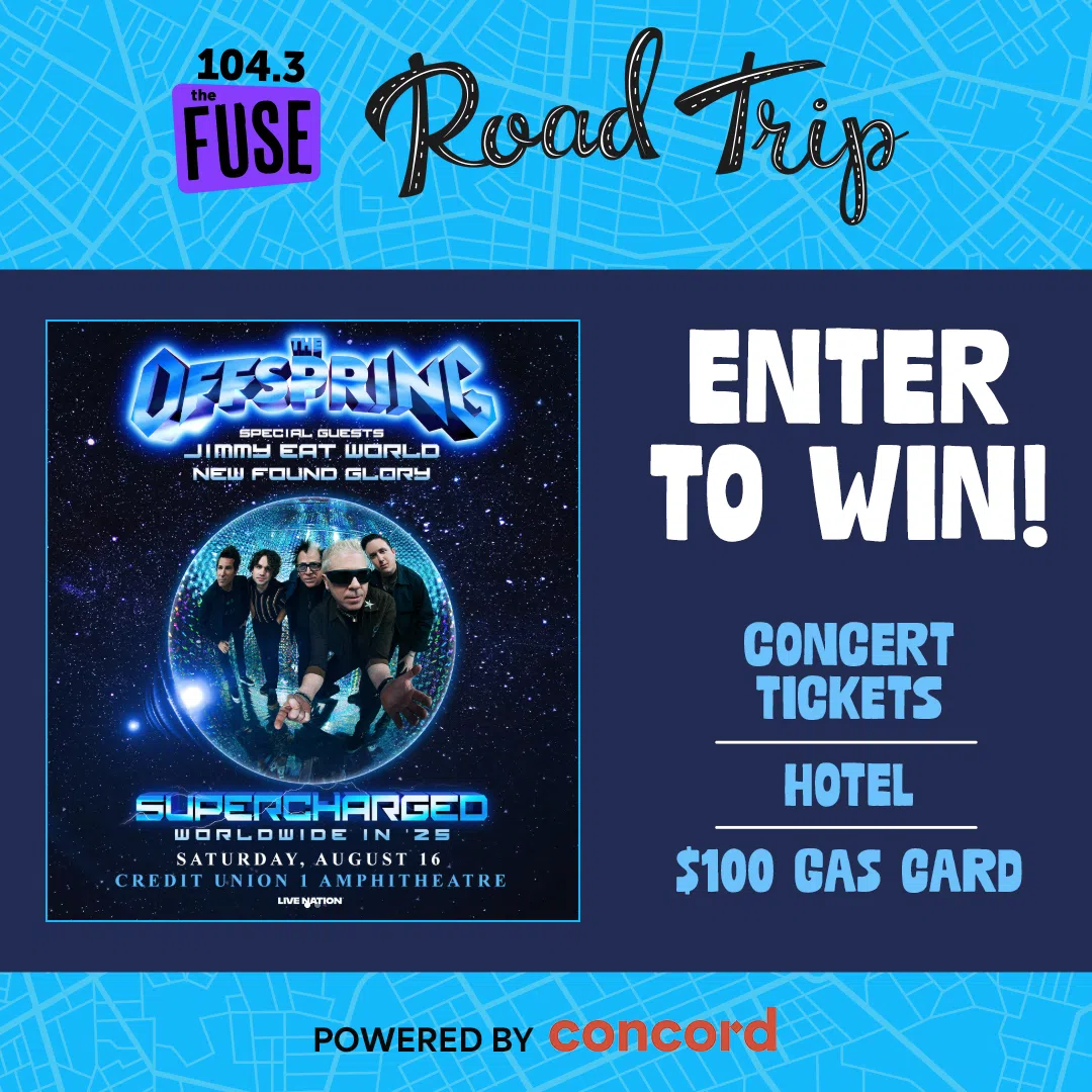 Feature: https://www.1043thefuse.com/win/fuse-road-trip-to-the-offspring/