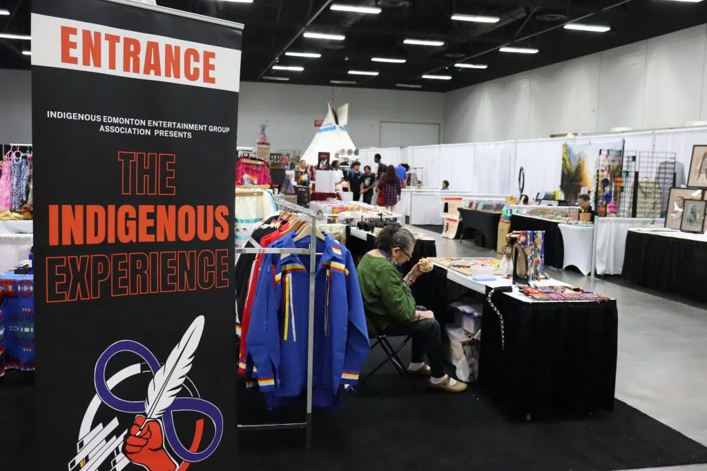 Indigenous Experience inside Edmonton Expo for K – Days (Photo Credits – Daniel Barker-Tremblay)