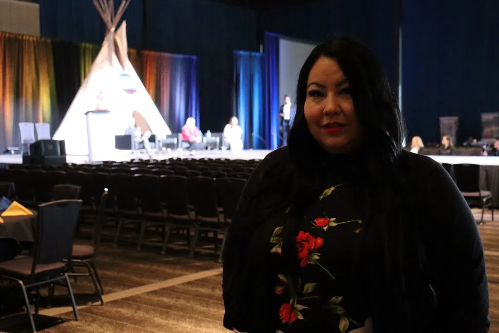 Christina DeRanger, organizer of the ACFN Urban Job Fair and Conference (Photo Credits – Daniel Barker-Tremblay)