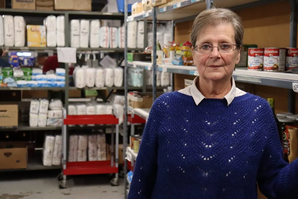 Suzan Krecsy, executive director of the St. Albert Food Bank (Photo Credits – Daniel Barker-Tremblay)