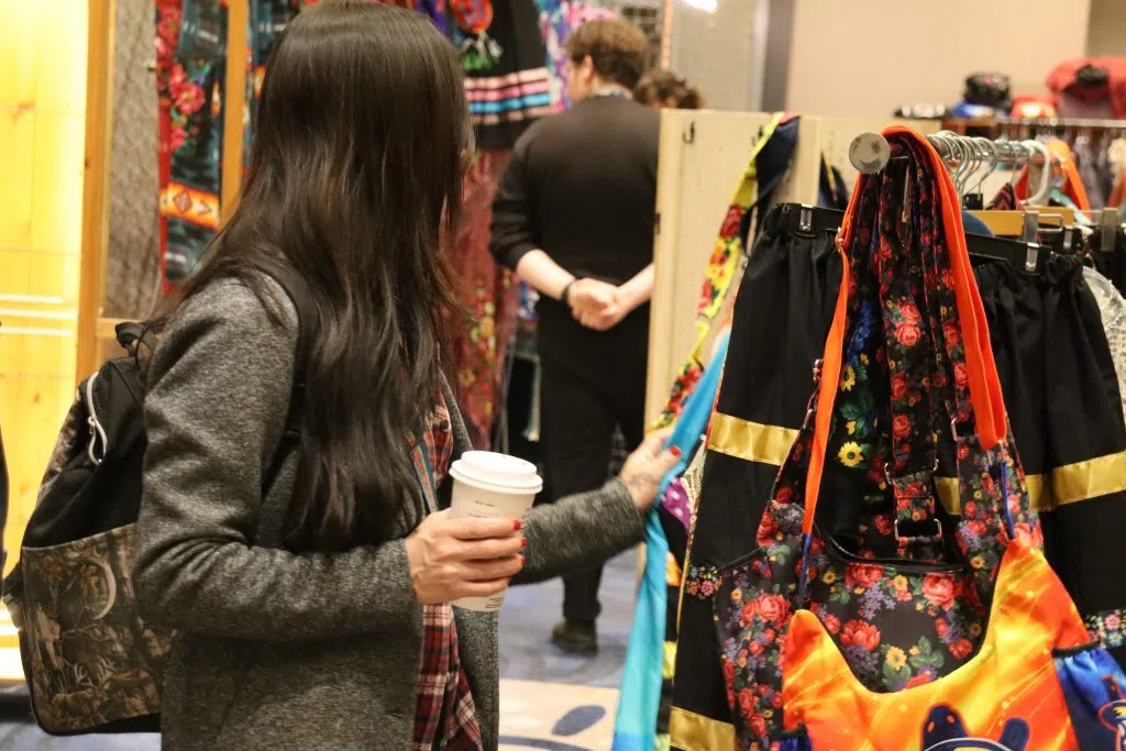 Nakota Language Conference Artisan Market inside the River Cree Resort and Casino (Photo Credits – Daniel Barker-Tremblay)