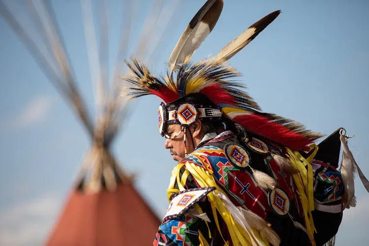 Town of Cochrane and Stoney Nakoda First Nation holding traditional Pow ...