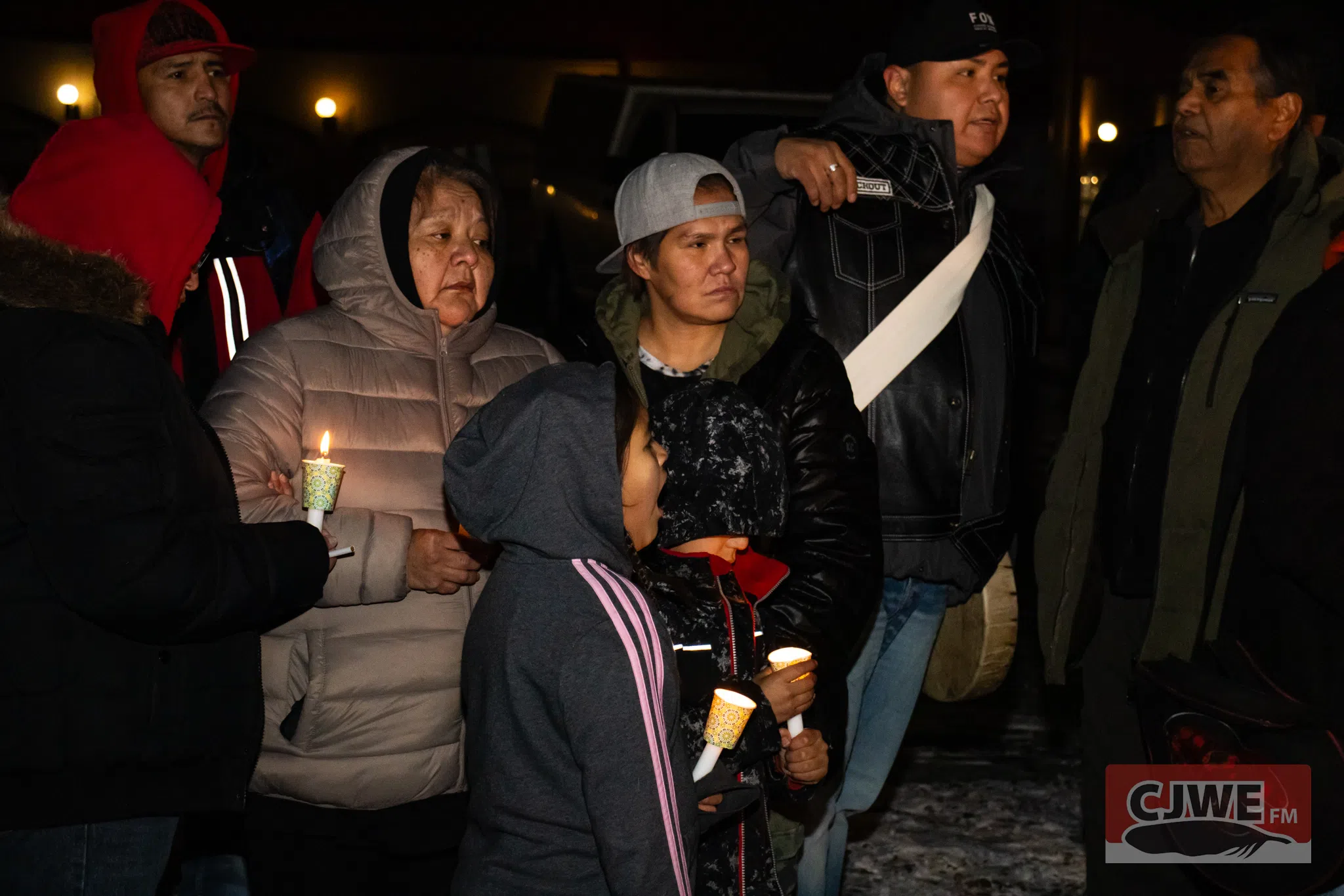 Calgary’s Indigenous community gathers at candlelight vigil for victims