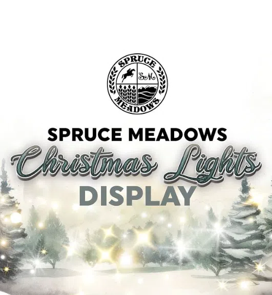 Spruce Meadows Christmas light display CJWE, Alberta's Best Country