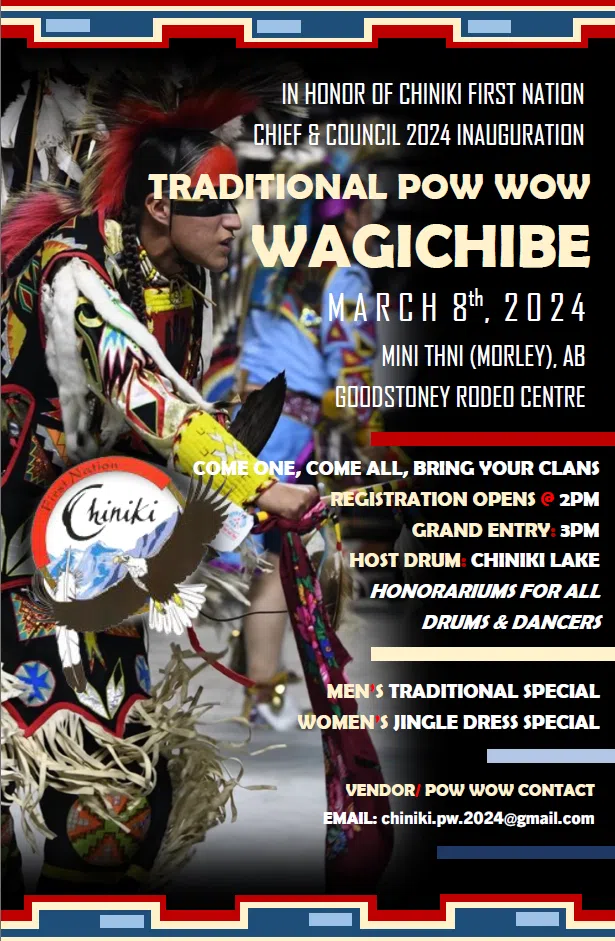 Chiniki Chief & Council Inauguration Powwow CJWE, Alberta's Best Country