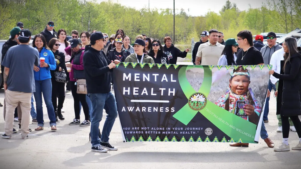 The Tsuutina Nation Community Walked For Mental Health Awareness Cjwe Albertas Best Country 5176