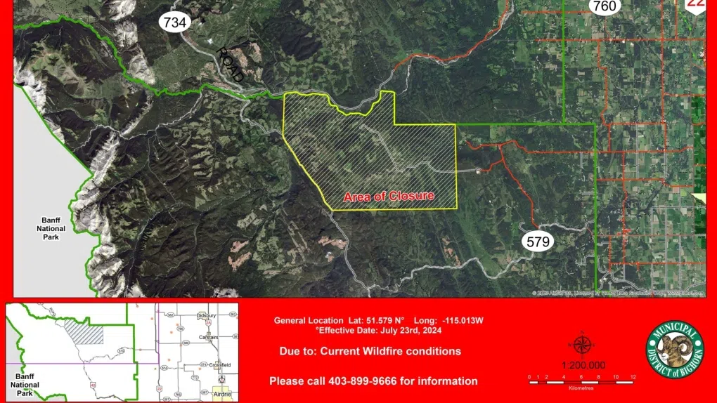 Wildfire burning north of Calgary prompts evacuation alert | CJWE ...