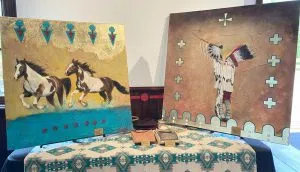 Paintings at the Confluence. Photo by William L. Baliko