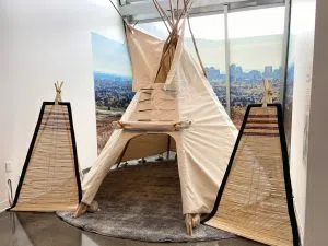 Tipi at the Confluence. Photo by William L. Baliko