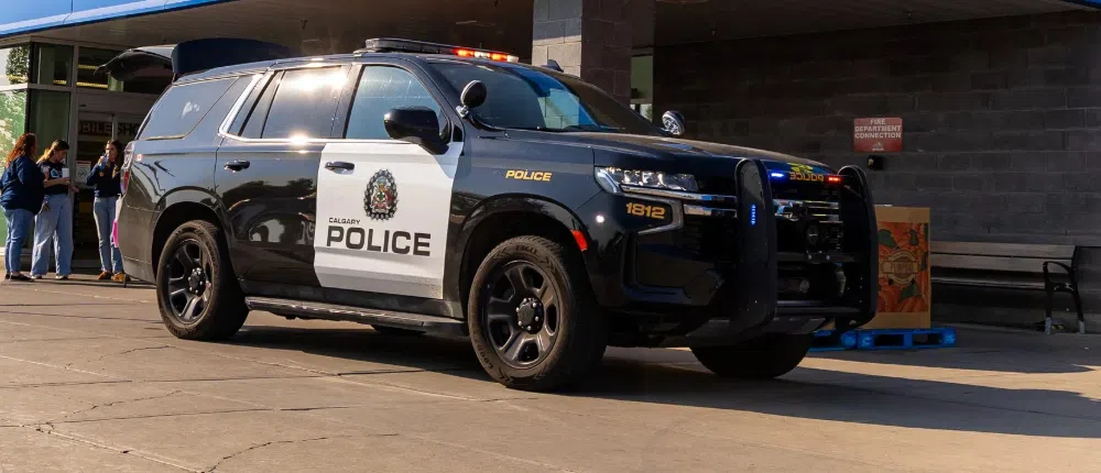 Calgary Police car