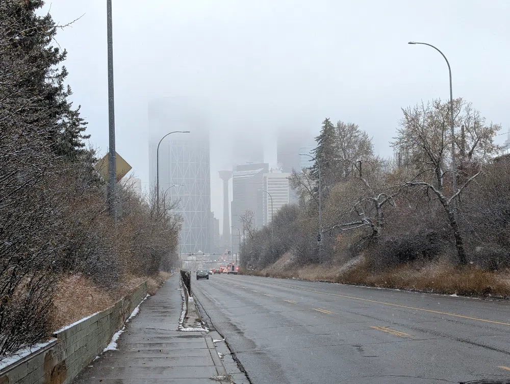 Foggy Calgary