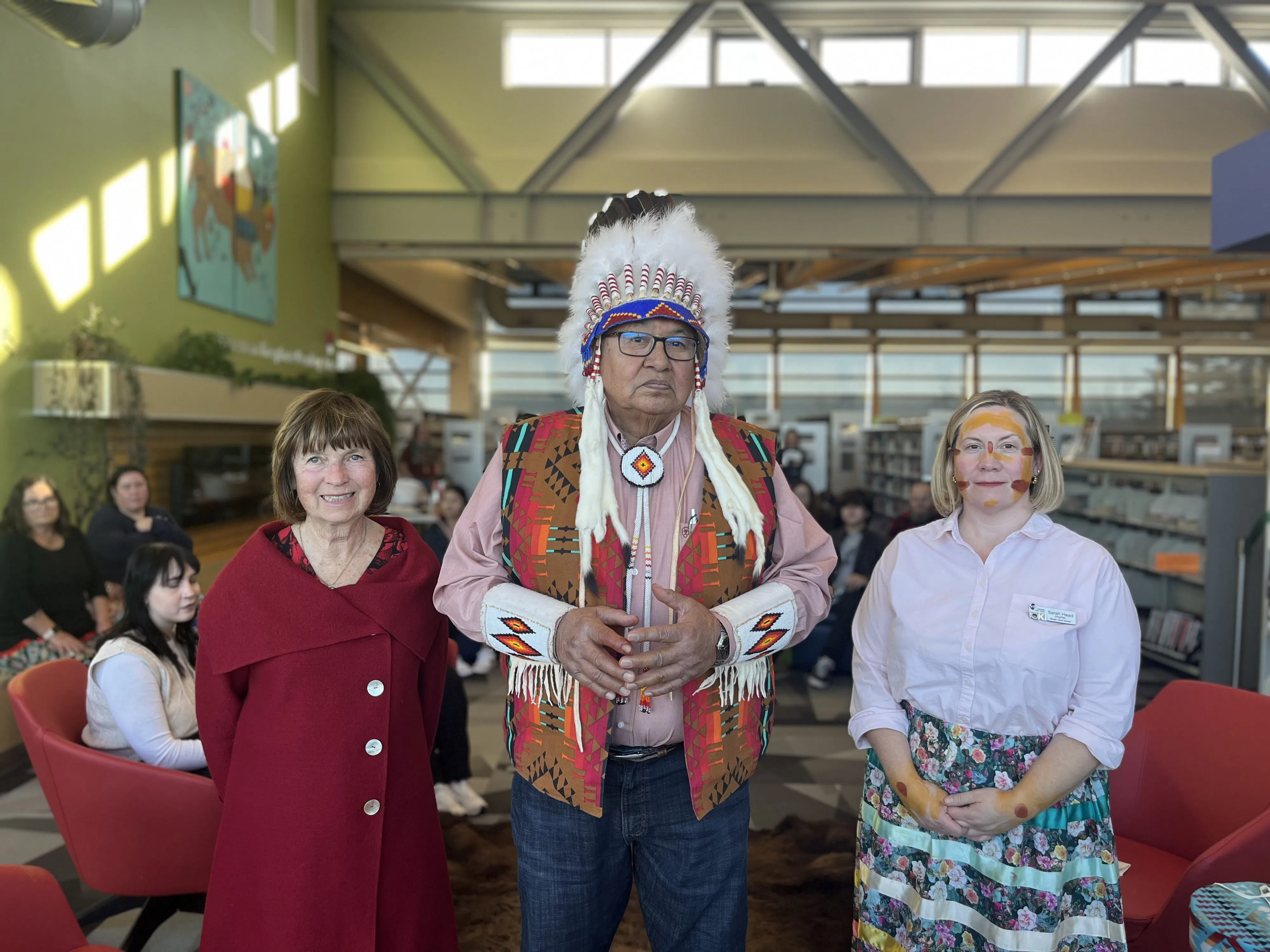 The new Indigenous Gathering Zone at the Lethbridge Library