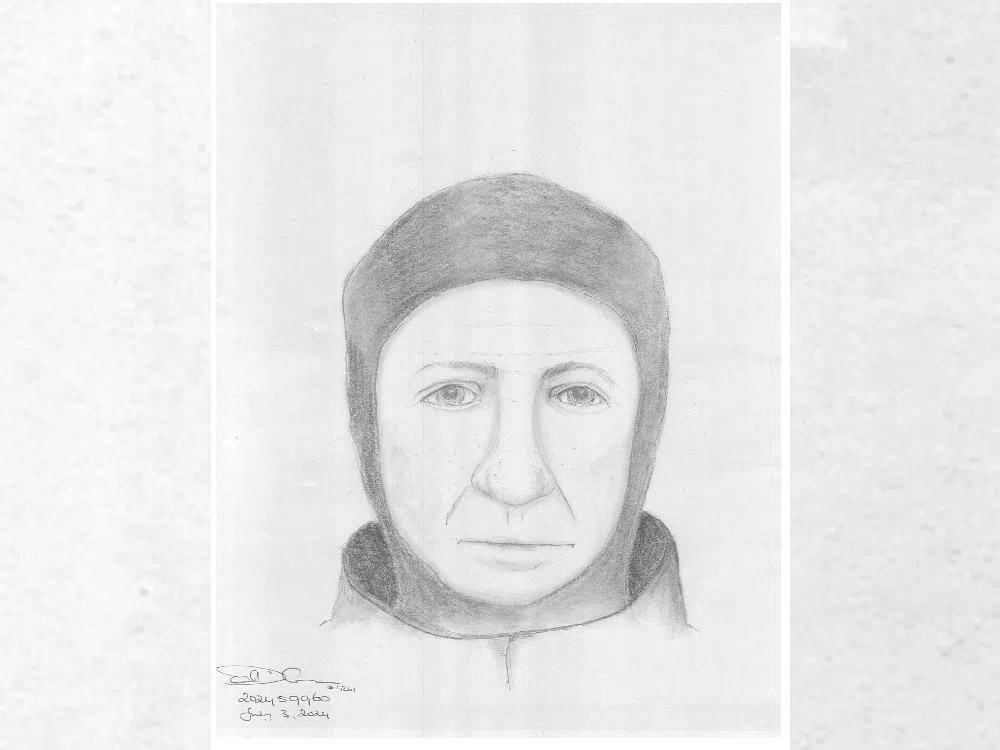 Sketch of wanted man