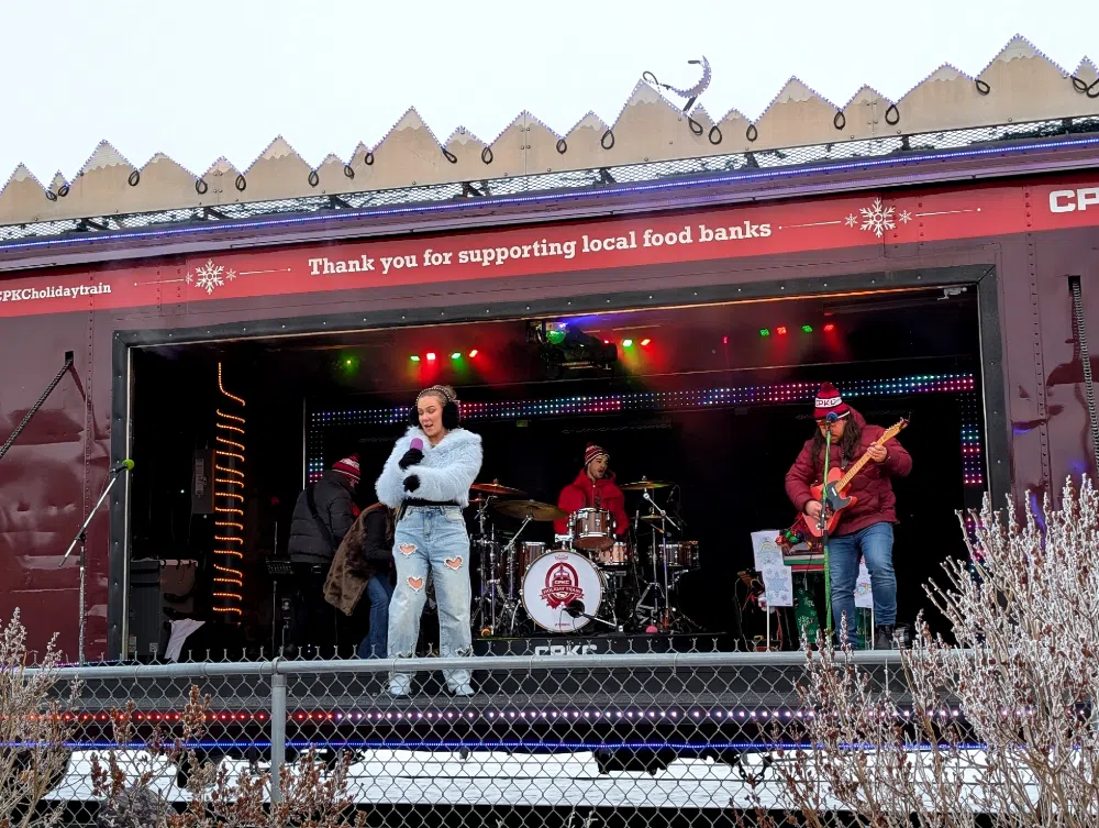 Photo of the CPKC Holiday Train performance