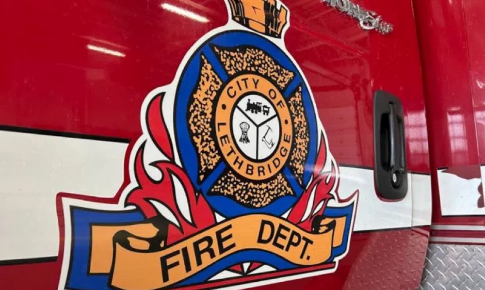 Lethbridge fire truck