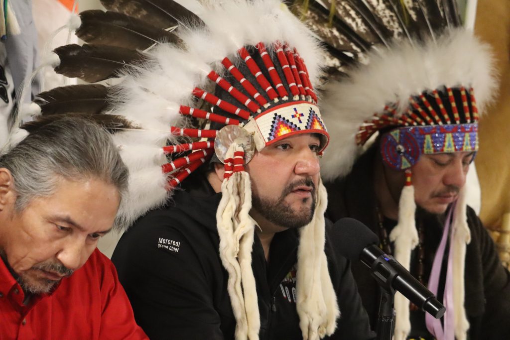 Grand Chief pf Treaty 8 Trevor Mercredi (Photo Credits – Daniel Barker-Tremblay)