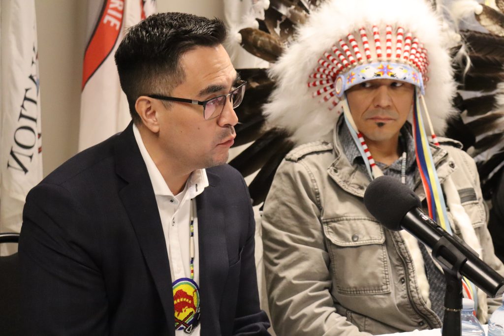 Siksika First Nation Chief Sam Crowfoot (Photo Credits – Daniel Barker-Tremblay)