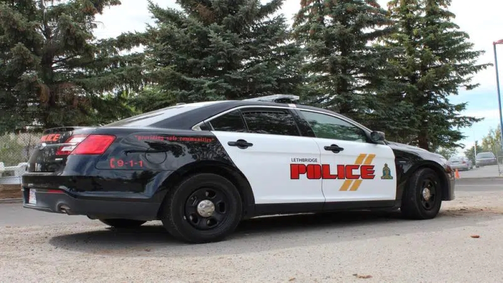 A Lethbridge Police vehicle
