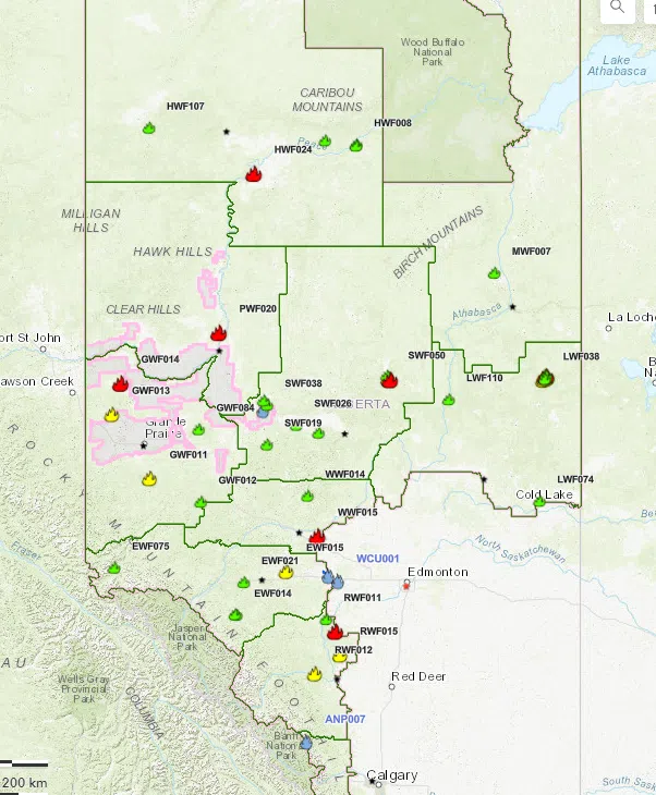 Wildfire Map – April 30 | CFWE FM