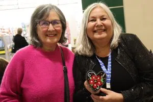 All smiles for the Metis Market in Kingsway Mall (Photo Credits - Daniel Barker-Tremblay)