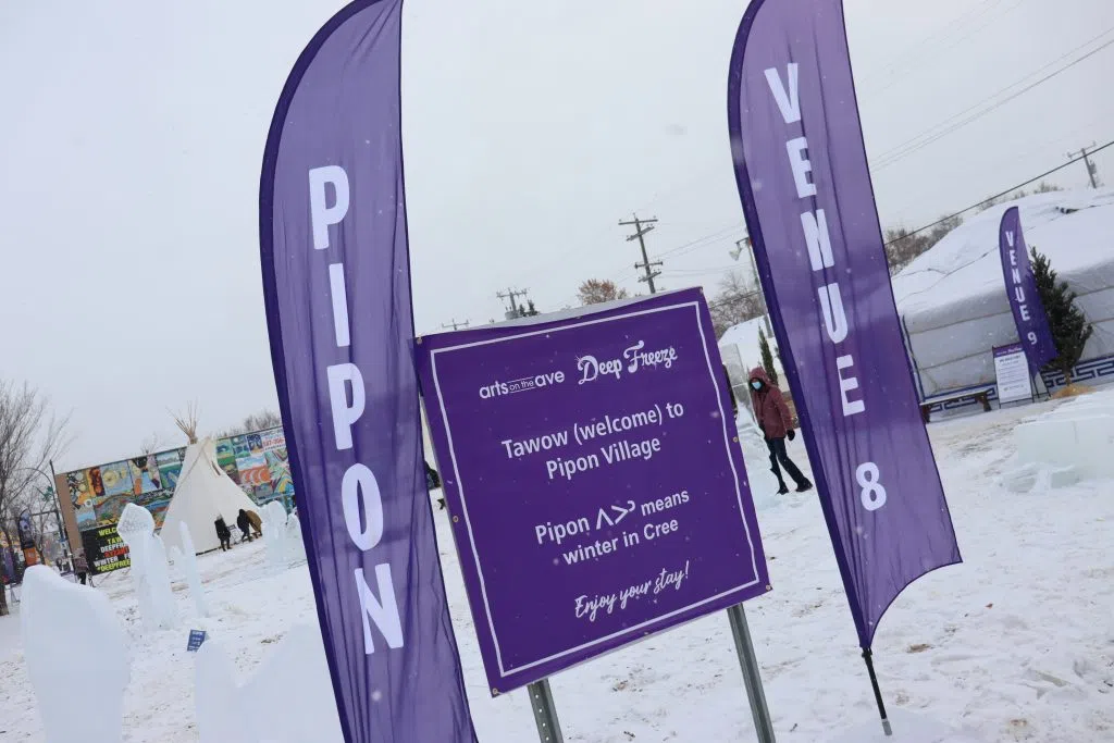 Pipon Village in the Deep Freeze Festival (Photo Credits - Daniel Barker-Tremblay)