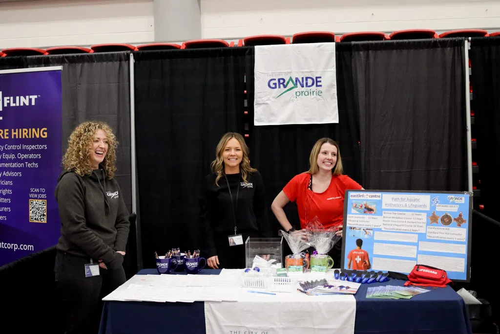 Employer stand at the NWP Career Fair (Photo Submitted)