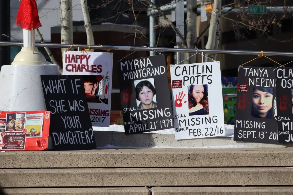 Many posters along the steps in the Churchill Square (Photo Credits - Daniel Barker-Tremblay)