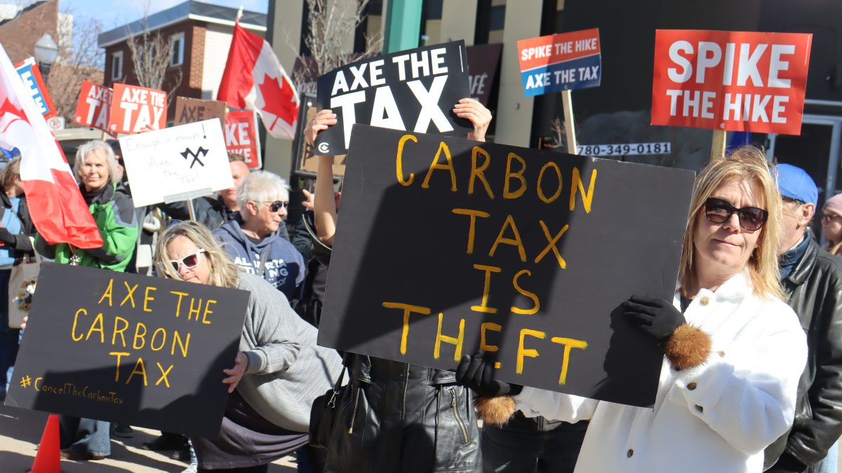 Carbon Tax Hike Spurs Protesters into action in Edmonton - Vimarsana News
