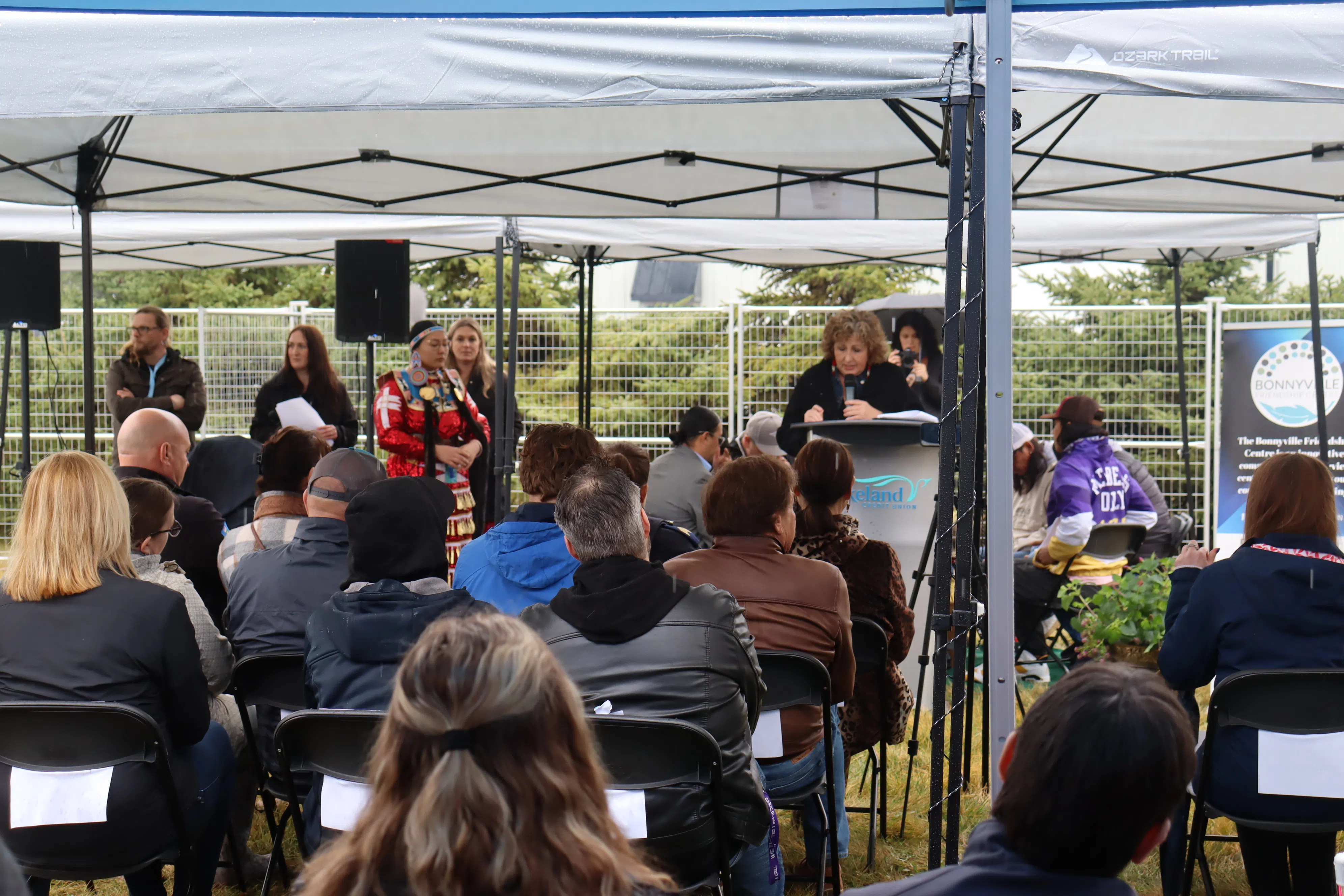 Bonnyville Friendship Centre announcement of new Womens Shelter and Transitional Housing (Photo Credits - Daniel Barker-Tremblay)