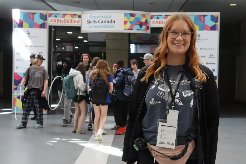 Victoria Anderson, manager of communications at Skills Canada Alberta (Photo Credits - Daniel Barker-Tremblay)
