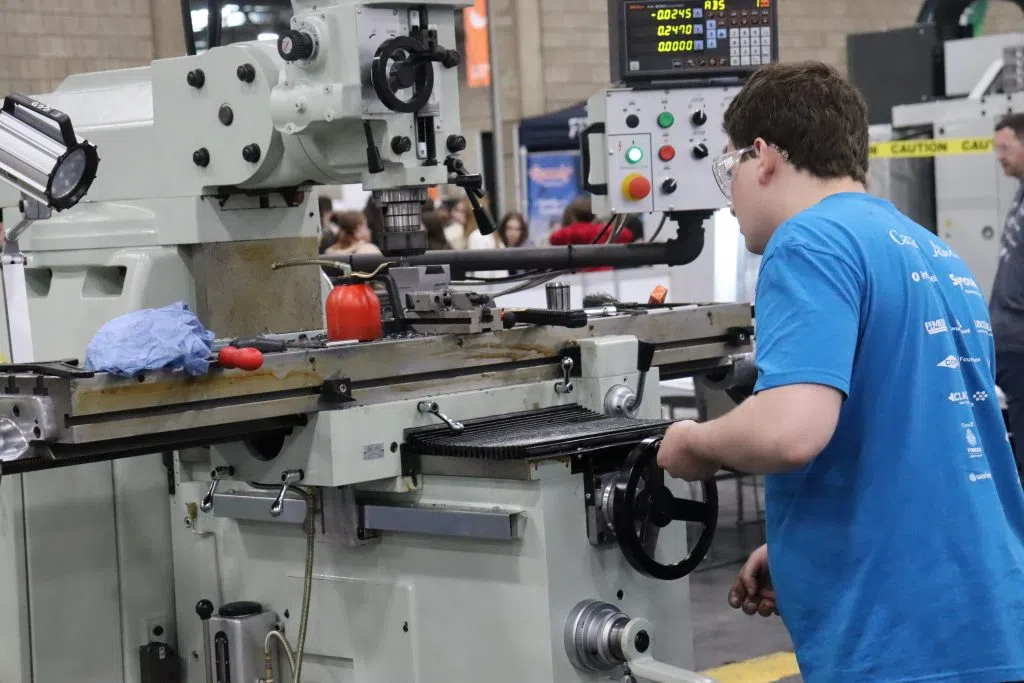 Skills Canada Competitor in Skills Canada Alberta (Photo Credits - Daniel Barker-Tremblay)