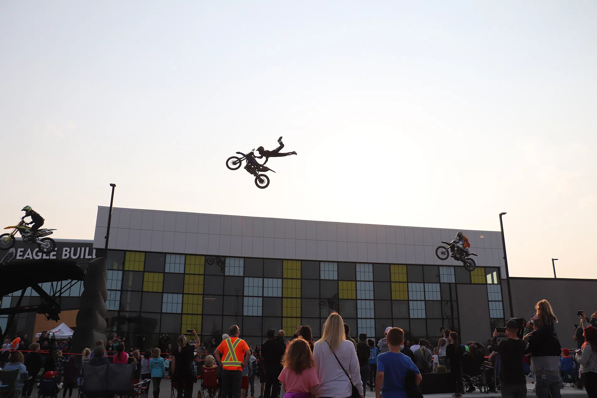 The Global FMX Moto X Big Air Show at Blackfalds Days (Photo Submitted)