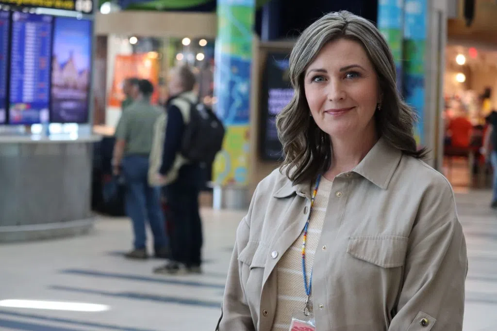 Erin Isfeld, Manager of Corporate Communications, Edmonton International Airport (Photo Credits - Daniel Barker-Tremblay)