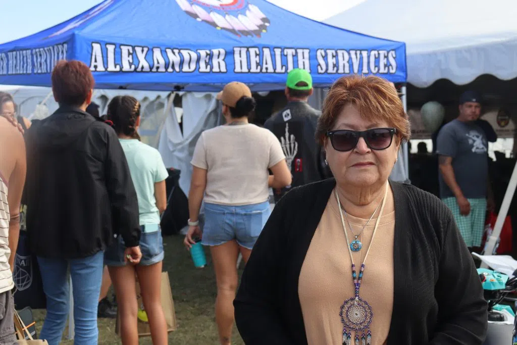 Marlene Arcand, Director of Alexander First Nation Treaty Day Health Fair (Photo Credits - Daniel Barker-Tremblay)