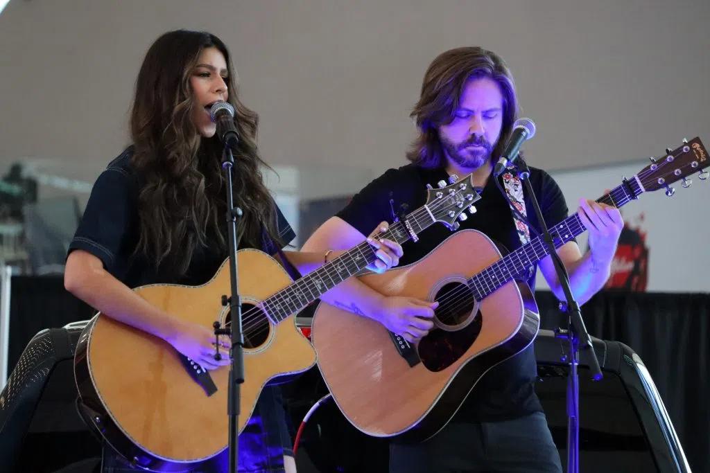 Hailey Benedict performing at the CCMA's Kickoff inside Rogers Place (Photo Credits - Daniel Barker-Tremblay)