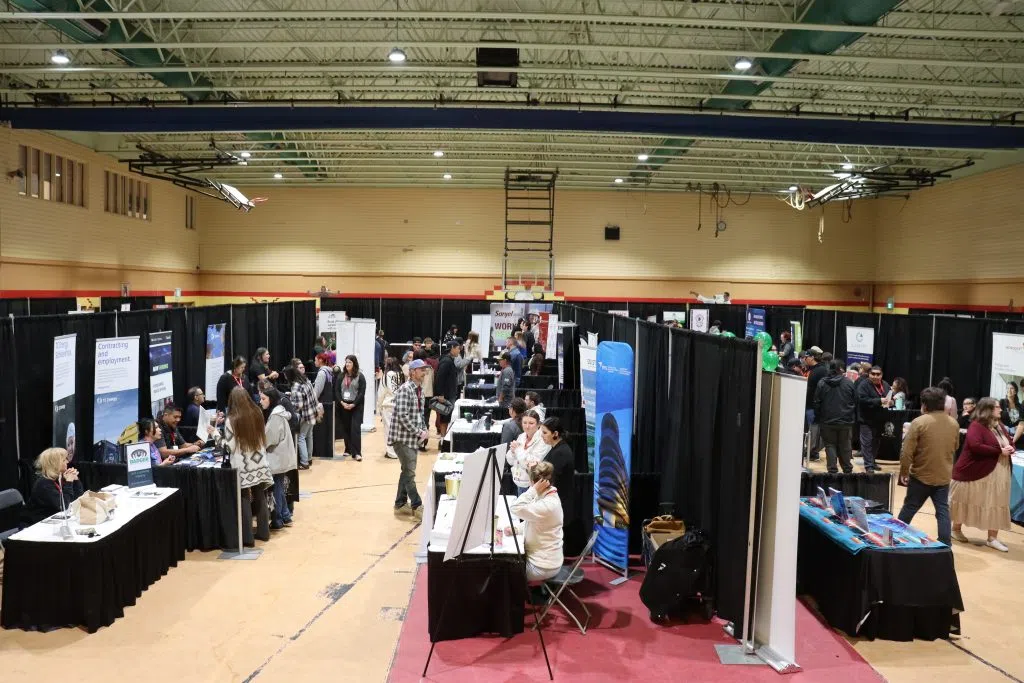 The Maskwacis Fall Job Fair (Photo Credits - Daniel Barker-Tremblay)