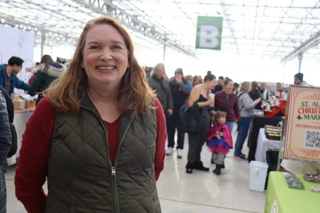 Jane Ilott, organizer of the St Albert Christmas Market