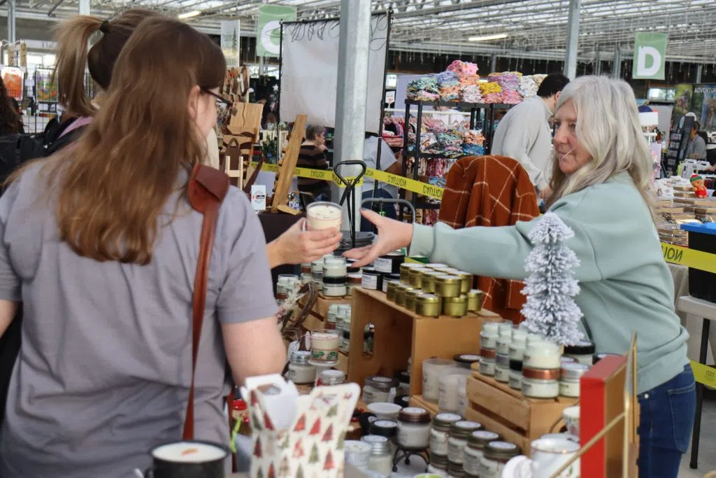 St Albert Christmas Market inside Enjoy Centre
