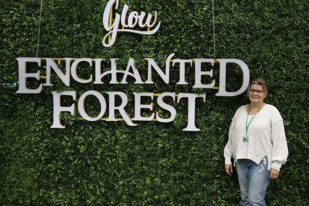 Owner of Glow Edmonton Shannon Van Norman inside the Edmonton Expo Centre (Photo Credits - Daniel Barker-Tremblay)