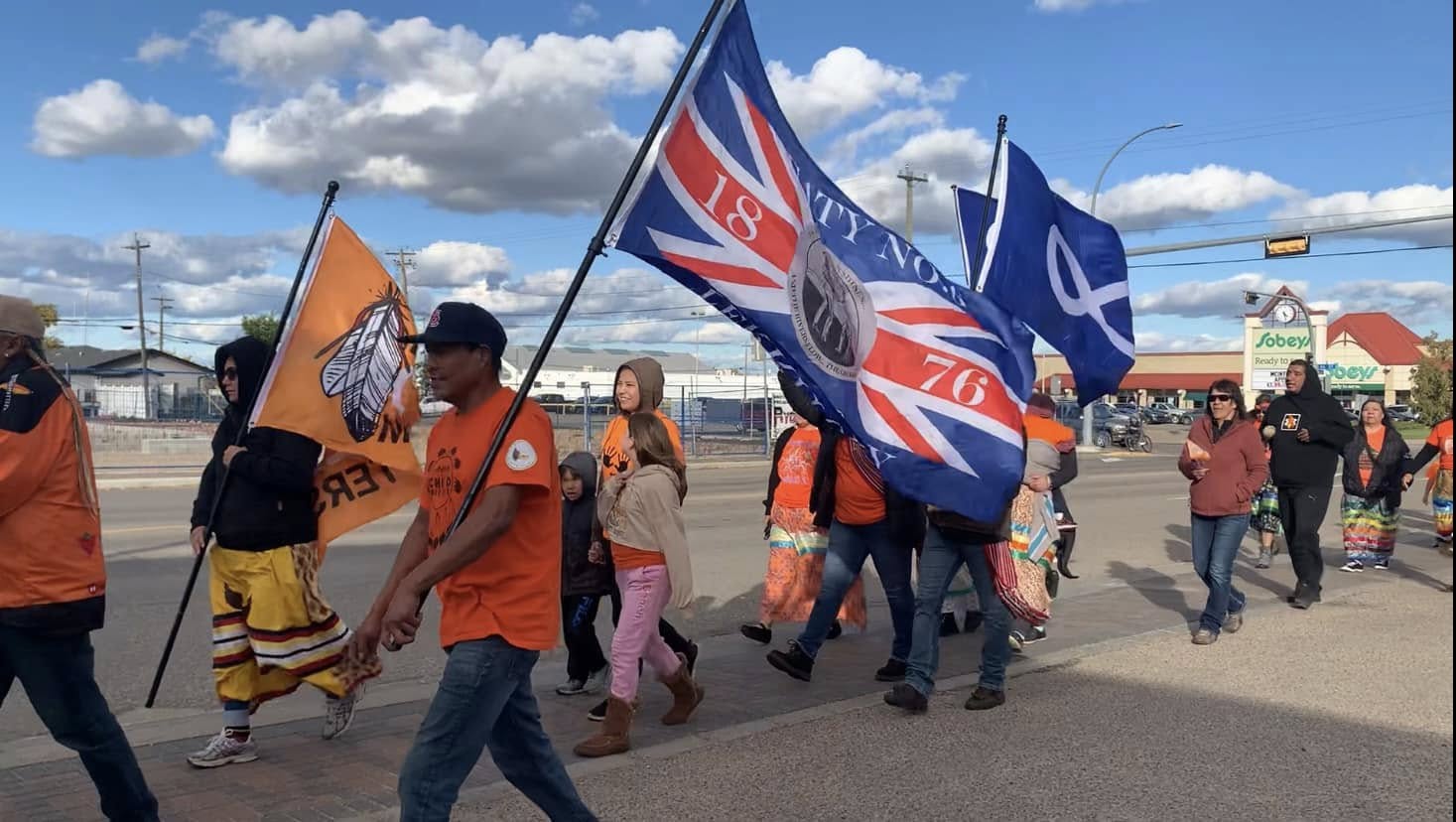 Lakeland Society for Truth and Reconciliation Orange Shirt Day Walk (Photo Submitted)