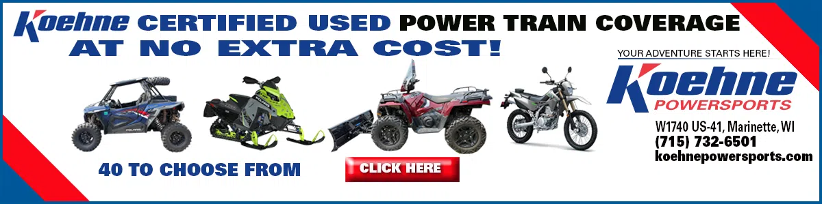 Feature: https://www.koehnepowersports.com/?fbclid=IwY2xjawMG9H9leHRuA2FlbQIxMABicmlkETFkQ2VPckR3Slp2TkVPOWhqAR7l9QA44ZKrZa725kv55S0mPKeOPE8FyK_dK3EEb1EBwMFkcjTKWeKYQyL6_w_aem_KxCvI-UAuEVsQkuLOG8evg