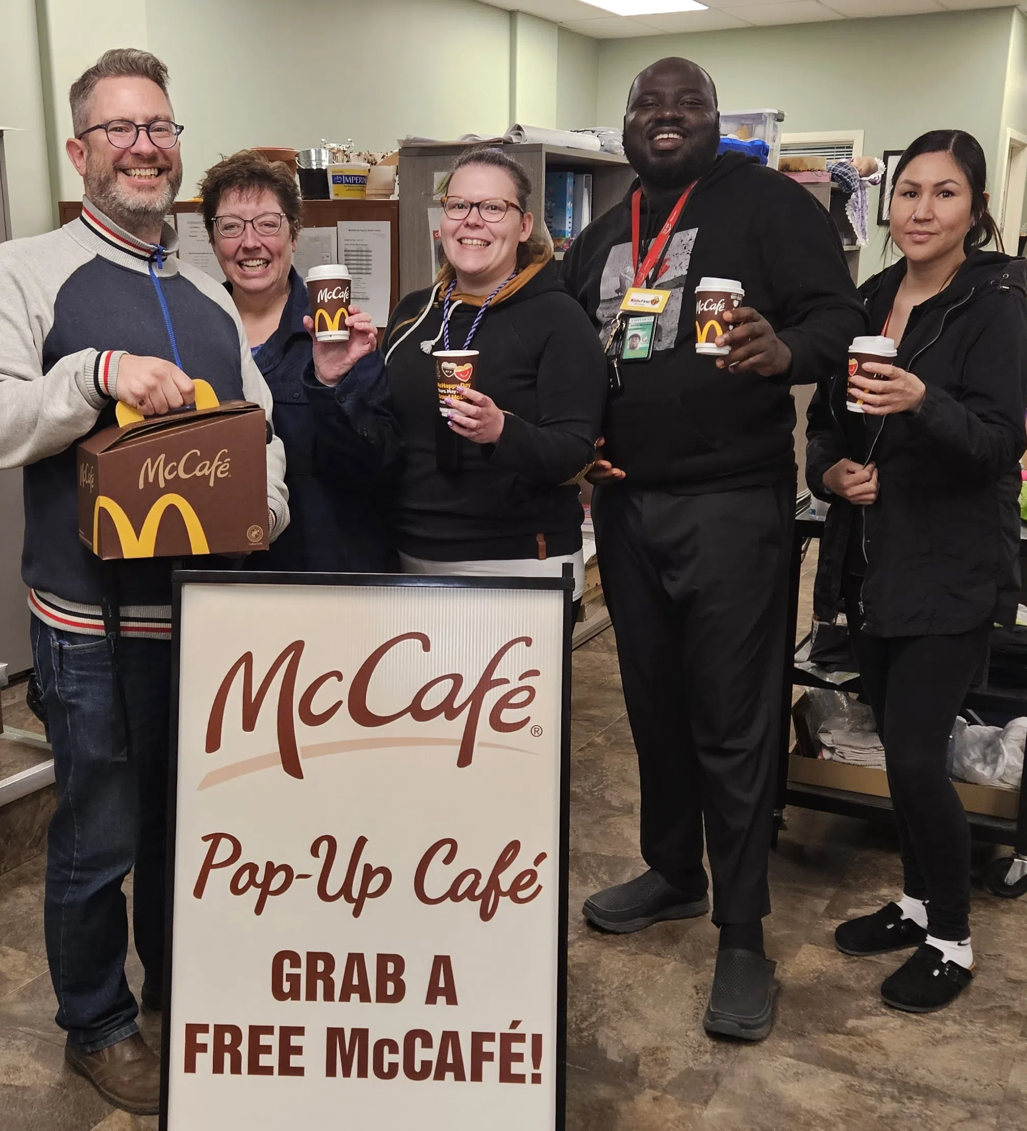 KidsFIRST - McCafe Pop-up Cafe!