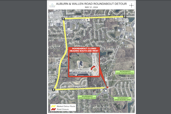 Tuesday traffic alert! Water main work at Auburn-Wallen roundabout - Vimarsana News