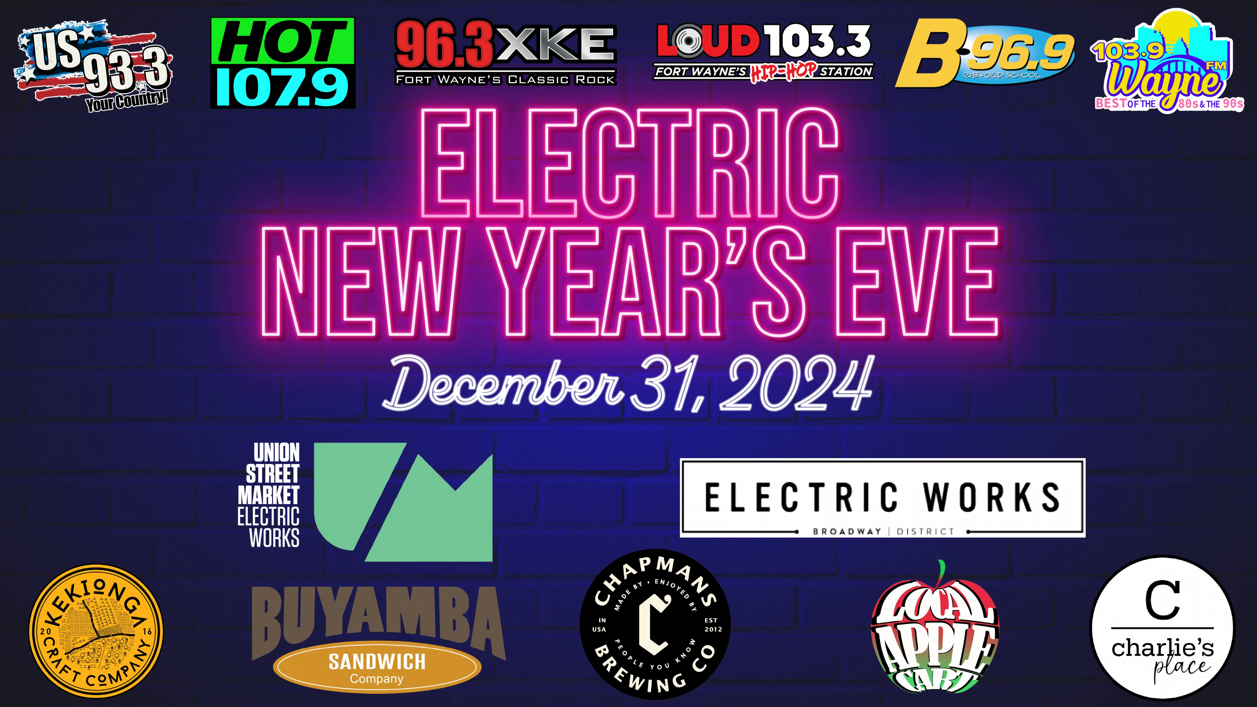 Feature: https://www.eventbrite.com/e/electric-new-years-eve-party-at-electric-works-tickets-1024869240487