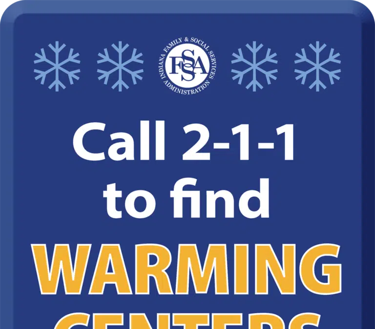 Indiana Residents Can Call 211 to Find Local Warming Centers | Indiana 105